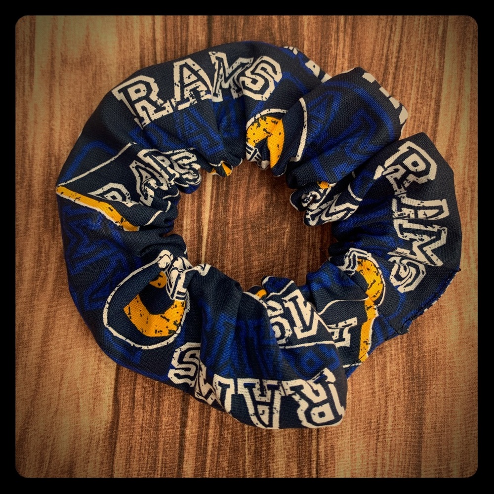 NFL rams jumbo hair scrunchie